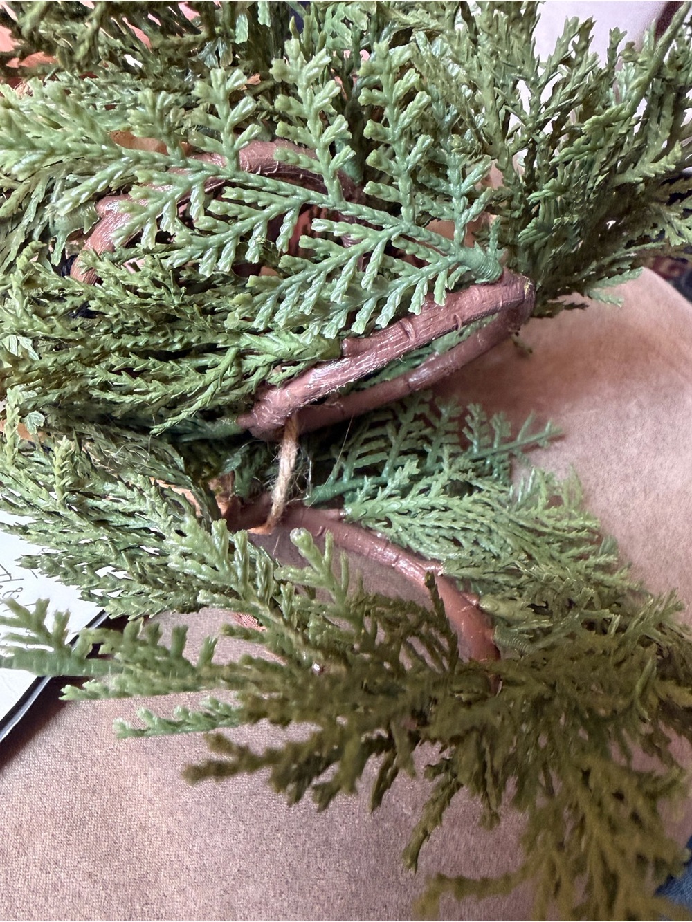 Hearth and hand  Green Cedar napking rings